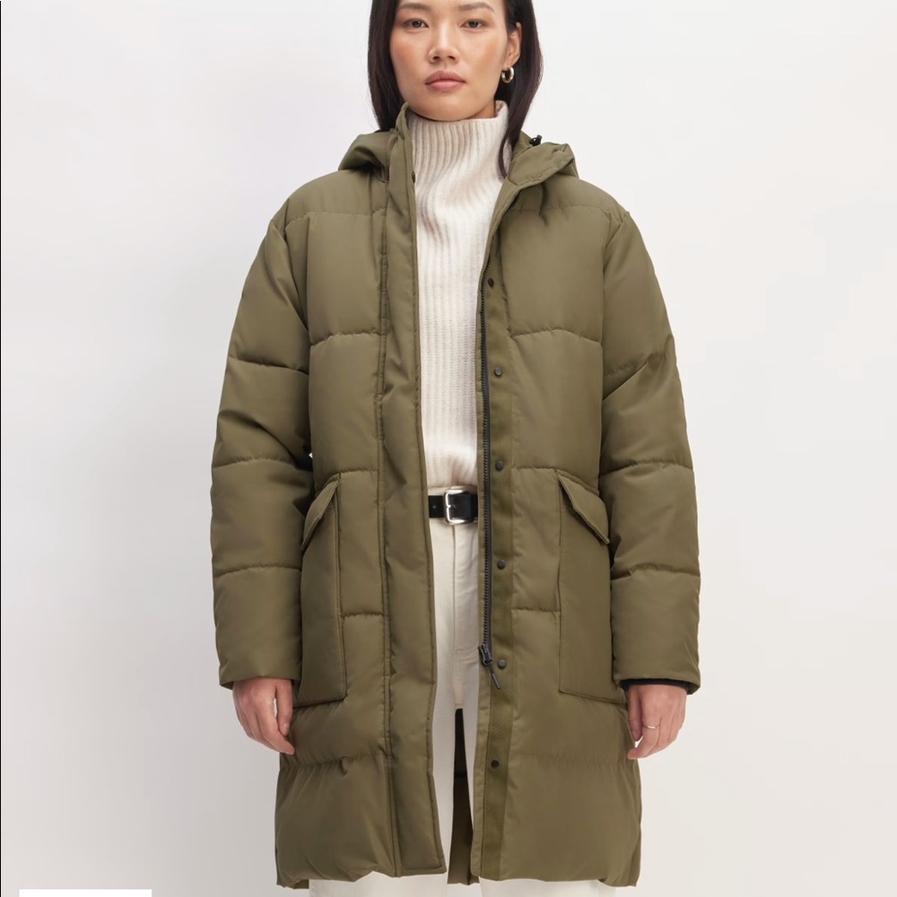 BNWT Everlane ReNew Long Puffer
